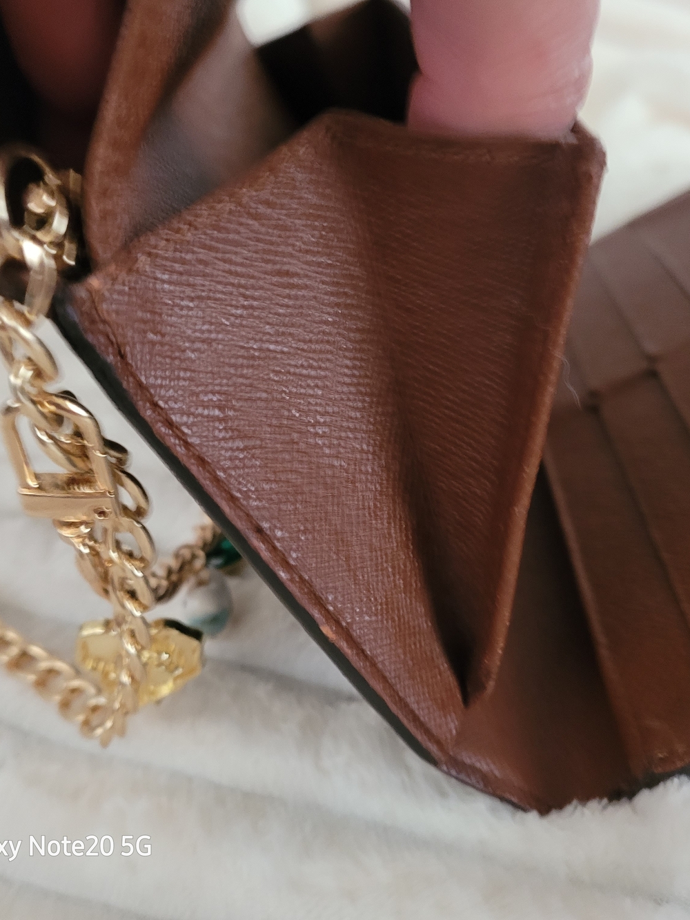 Louis Vuitton Brown Monogram Canvas Charm Chain Wallet - Picture 12 of 16